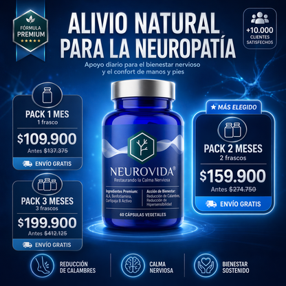 Neurovida - Suplemento para la neuropatía