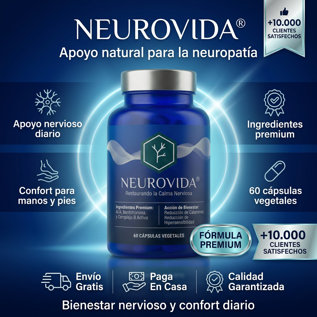 Neurovida® — Apoyo natural para la neuropatía | Fórmula premium