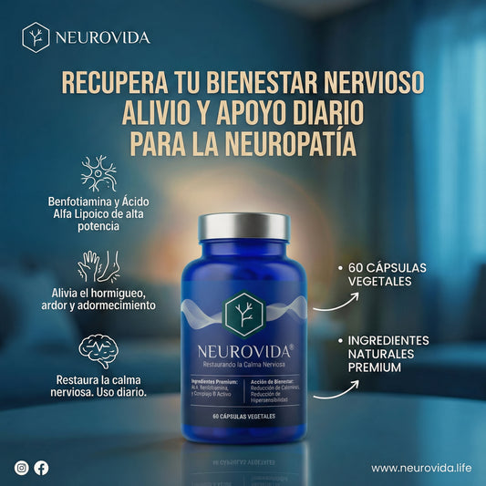 Neurovida® — Apoyo natural para la neuropatía | Fórmula premium